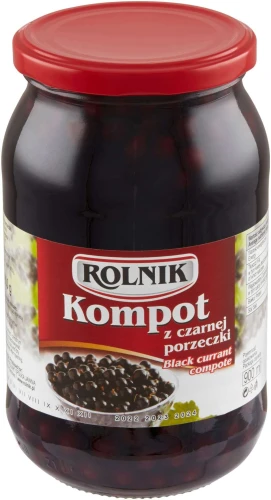 Rolnik Kompot z czarnej porzeczki 900 ml Rolnik Kompot z czarnej porzeczki 900 ml