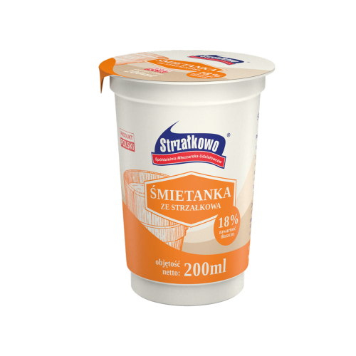 Strzałkowo Śmietanka 18% 200 ml