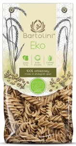 Makaron orkiszowy pełnoziarnisty świderek BIO 250 g