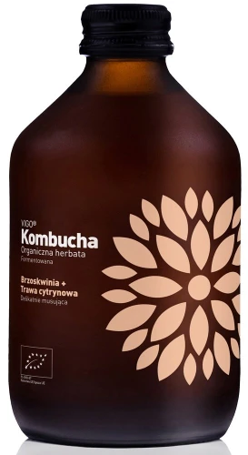 Kombucha Brzoskwinia + Trawa Cytrynowa BIO 330 ml 5968_1_9618727.jpg