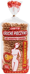 Kruche pieczywo z błonnikiem 100 g