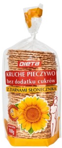 Kruche pieczywo ze słonecznikiem 100 g