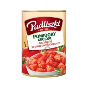 Pomidory krojone w soku pomidorowym Pudliszki 400 g