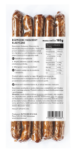 Bezmięsny Mięsny Wegańskie kabanosy klasyczne 160 g