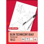 Herlitz Blok techniczny A4 10 białych kartek