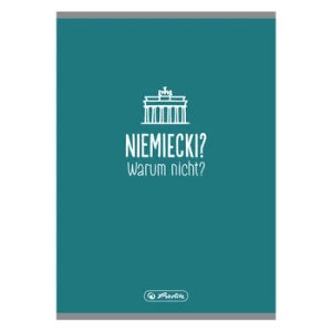 Zeszyt Herlitz przed. niemiecki A5 60k kratka z marginesem