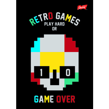 Unipap zeszyt okładka laminowana A5, 60 kartek, linia, GAMER 238468_0_1746739930347.jpg