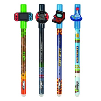 Strigo wymazywalny długopis ze skuwką z serii Gamer x2 + wkłady x3 125373_0_1739922739677.jpg