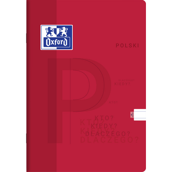 Zeszyt Oxford Język Polski A5 60 kartek w linię z marginesem 279198_0_1746740832333.jpg