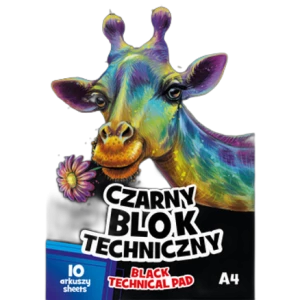 Blok techniczny ASTRAPAP Black A4 170 g 10 ark