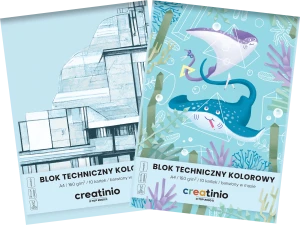 Blok techniczny creatinio a4 10k kartek, kolorowy