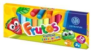 Plastelina zapachowa ASTRA FRUTOS - 12 kolorów