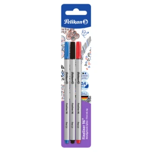 Pelikan cienkopis 96 0,4 mm mix kol. 3 szt bl