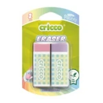 Gumka do ścierania Cricco. PVC-free. Pastel, 2 sztuki