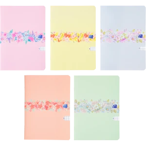 Zeszyt oxford flowers a5/32k kratka z marginesem