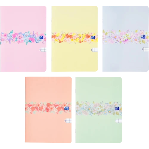 Zeszyt oxford flowers a5/32k kratka z marginesem