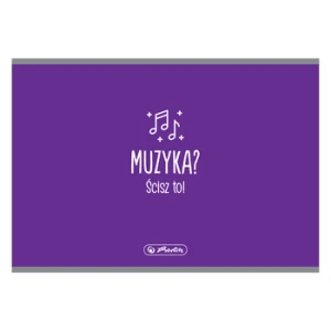 Zeszyt Herlitz przed. Muzyka A5 16k nuty
