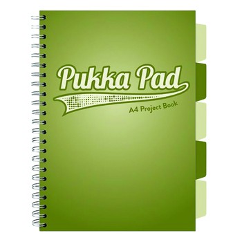 Pukka Pad kołozeszyt Olive Green A4 100 kartek w kratkę 122371_0_1739943848265.jpg