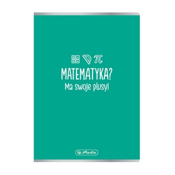Zeszyt Herlitz przed Matematyka A5 60k kratka z marginesem 837638_0_1746752064850.jpg