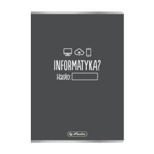 Zeszyt Herlitz przed Informatyka A5 60k kratka z marginesem