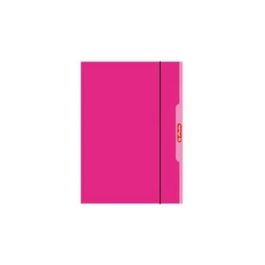 Herlitz teczka rysunkowa A4 z gumką różowa color blocking