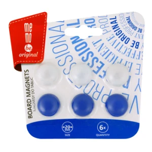 Magnesy do tablic Memobe, 20 mm, 6 sztuk blister