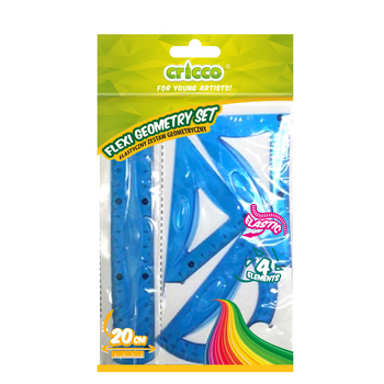 Zestaw geometryczny flexi Cricco z linijką 20 cm 845648_0_1746752399479.jpg