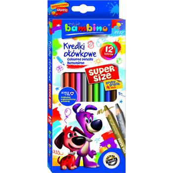 Bambino kredki ołówkowe SUPER SIZE 12 kolorów 8515_0_1746734877516.jpg