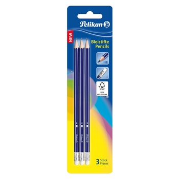 Ołówek Pelikan HB z gumką 3 sztuki 577591_0_1746995061505.jpg