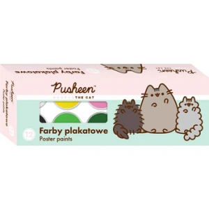 Farby plakatowe 12 kolorów x 20 ml Pusheen