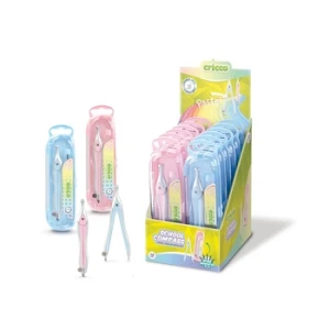 Cyrkiel szkolny Cricco z grafitami. Pastel
