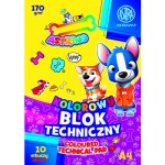 Astra Blok kolorowy barwiony w masie ASTRAPAP A4 170 g 10 ark Astrino