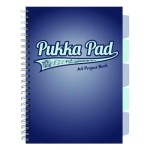 Pukka Pad kołozeszyt Navy A4 100 kartek w kratkę