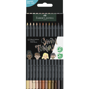 Kredki trójkątne black edition 12 kol.w odcieniach skóry Faber-Castell 346065_0_1746742334825.jpg