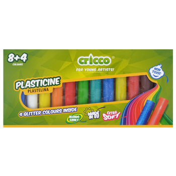 Plastelina Cricco 12 kolorów (8x regular + 4x brokat) 740872_0_1746748794205.jpg