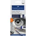 Ołówki Gold Faber 1222 6 sztuk + gumka + temperówka opakowanie kartonowe FABER-CASTELL