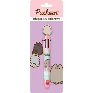 Długopis 6-kolorowy na blistrze Pusheen