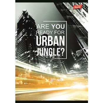 Unipap zeszyt okładka laminowana A5, 60 kartek, linia Urban Jungle Unipap zeszyt okładka laminowana A5, 60 kartek, linia Urban Jungle