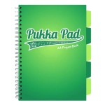 Pukka Pad kołozeszyt Dark Teal A4 100 kartek w kratkę