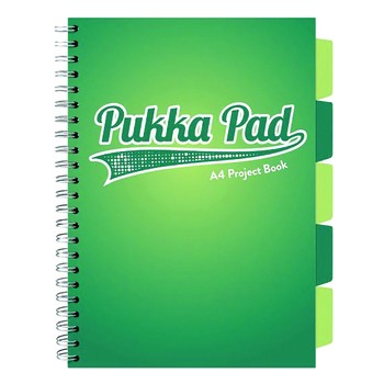 Pukka Pad kołozeszyt Dark Teal A4 100 kartek w kratkę 813599_0_1740111649441.jpg