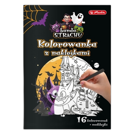 Herlitz Kolorowanka A5 16 stron z naklejkami Halloween Herlitz Kolorowanka A5 16 stron z naklejkami Halloween