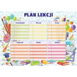 Plan lekcji - naklejka elektrostatyczna Panta Plast