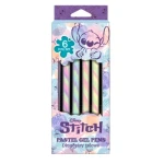 Długopisy żelowe 6 szt Twist Disney Stitch pastel