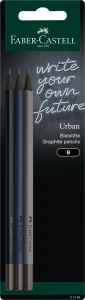 Ołówek grafitowy Urban Faber-Castell z czarnego drewna 3 szt.