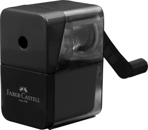 Temperówka na korbkę czarna Faber-Castell