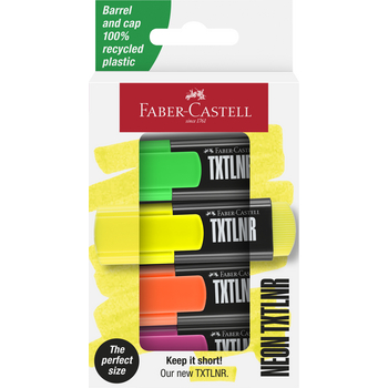 Zakreślacz mini TXTLNR 4 kolory neonowe Faber-Castell 422175_0_1746743779610.jpg