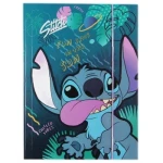 Teczka z gumką A4 Stitch Blue wzór 3