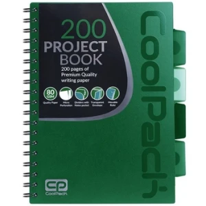 Kołozeszyt Coolpack B5 zielony 100 kartek w kratkę