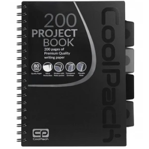 Kołozeszyt Coolpack B5 czarny 100 kartek w kratkę