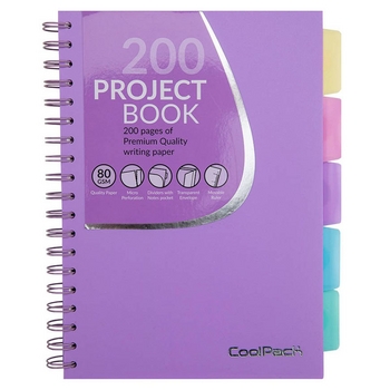Kołobrulion A4 Coolpack pastel fiolet 100 kartek w kratkę 371048_0_1746742813355.jpg